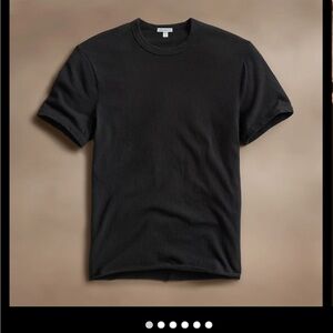 Pack of 2 James Perse Black Short Sleeve Tees: Sample sale New w/out tags